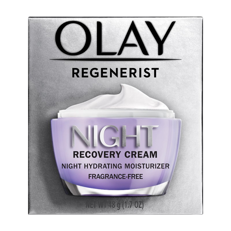 Kem Olay Regenerist Advanced Anti-Aging Night Recovery Moisturizing Cream Fragrance Free, 48g