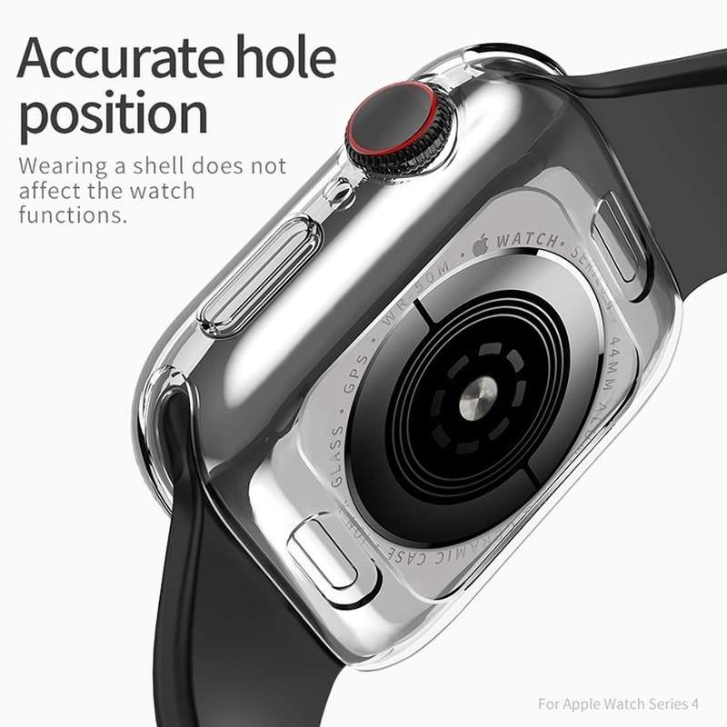 Ốp TPU silicon mềm bảo vệ mặt đồng hồ thông minh thích hợp cho Apple Watch 38mm 40mm 42mm 44mm Series 6 Se 5 4 3 2 1