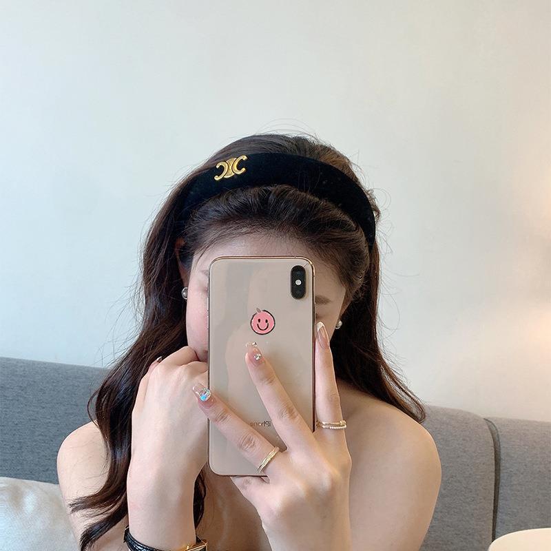 Băng Đô Nhung Đỏ Phong Cách Retro 2022 Arc de Triomphe