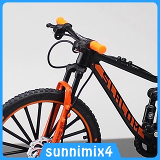 [1: 10 Núi Ngón Tay Xe Đạp Đồ Chơi Mô Hình Trang Trí Thủ Công Xanh