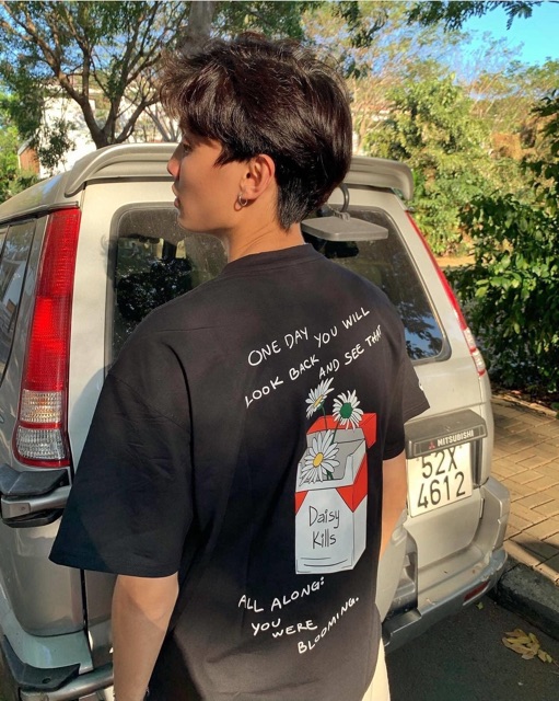 Áo thun tay lỡ Daisy Kute ☂️/ Nam Nữ Unisex/ FREESHIP 50K