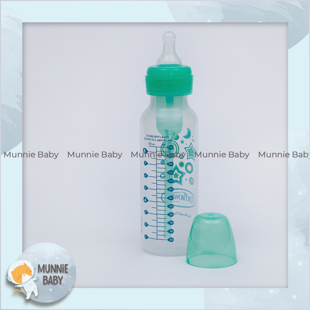 Bình tập uống Dr Brown's Option+ Cổ hẹp cho bé từ 6 tháng tuổi