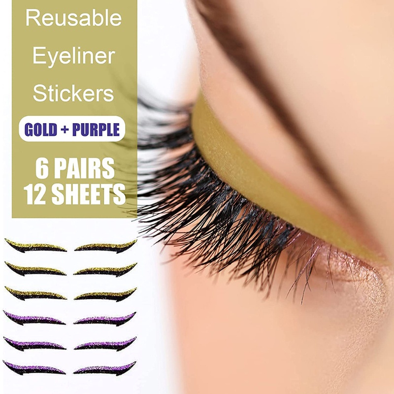 Set 6 Cặp Miếng Dán Kích Mí Đôi Nhiều Màu Sắc YOUYO