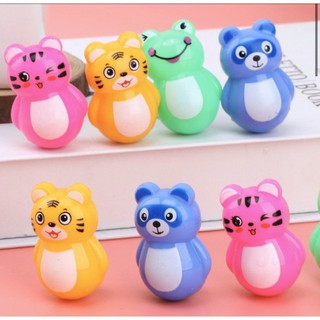 Đồ chơi lật đật Squid game và hình thú mini bằng ngón tay đáng yêu (giao ngẫu nhiên)