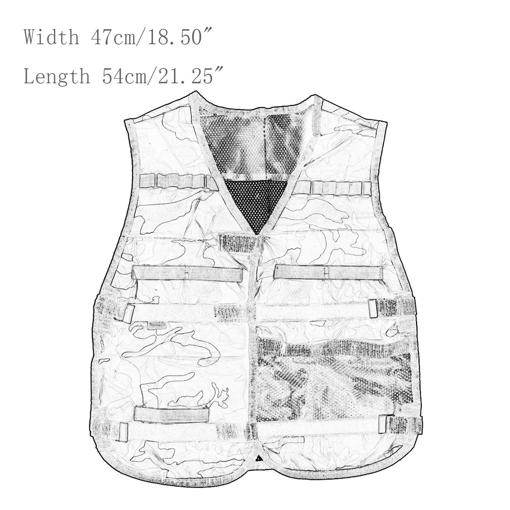 Áo Vest Mặc Ngoài Chơi Bắn Súng Nerf-Strike Elite