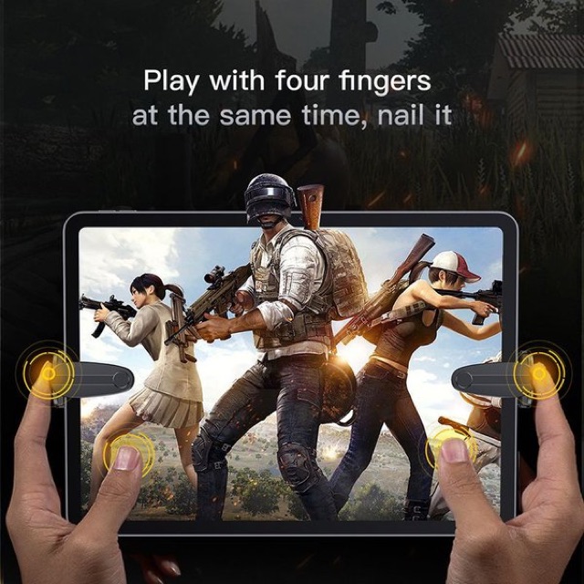 Bộ nút bắn chơi game Baseus Shooting Game Tool cho iPad/ Tablet chơi PUBG, Rules of Survival