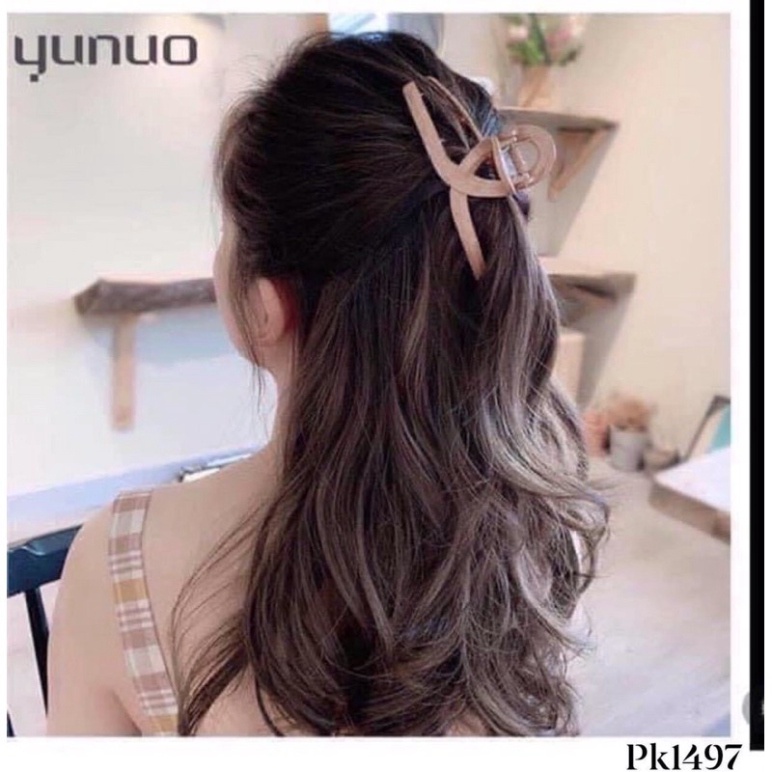 Sét 5 Kẹp Tóc Hàn Quốc Siêu Xinh Gồm 3 càng cua 2 dây buộc đính hạt