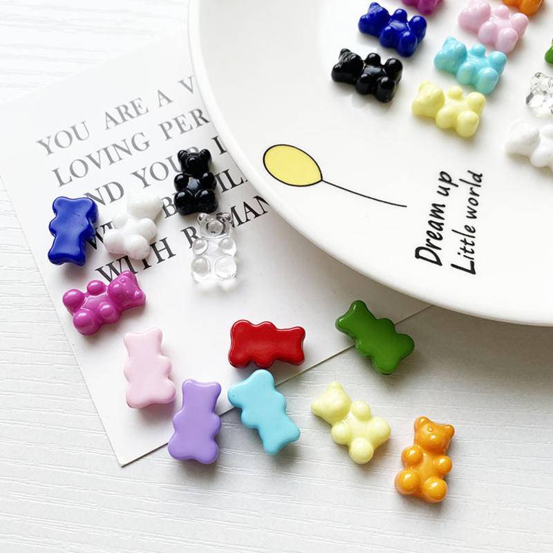 Set 2 Phụ Kiện Nút Giày Thời Trang#Kẹo Cầu Vồng Loạt Gấu