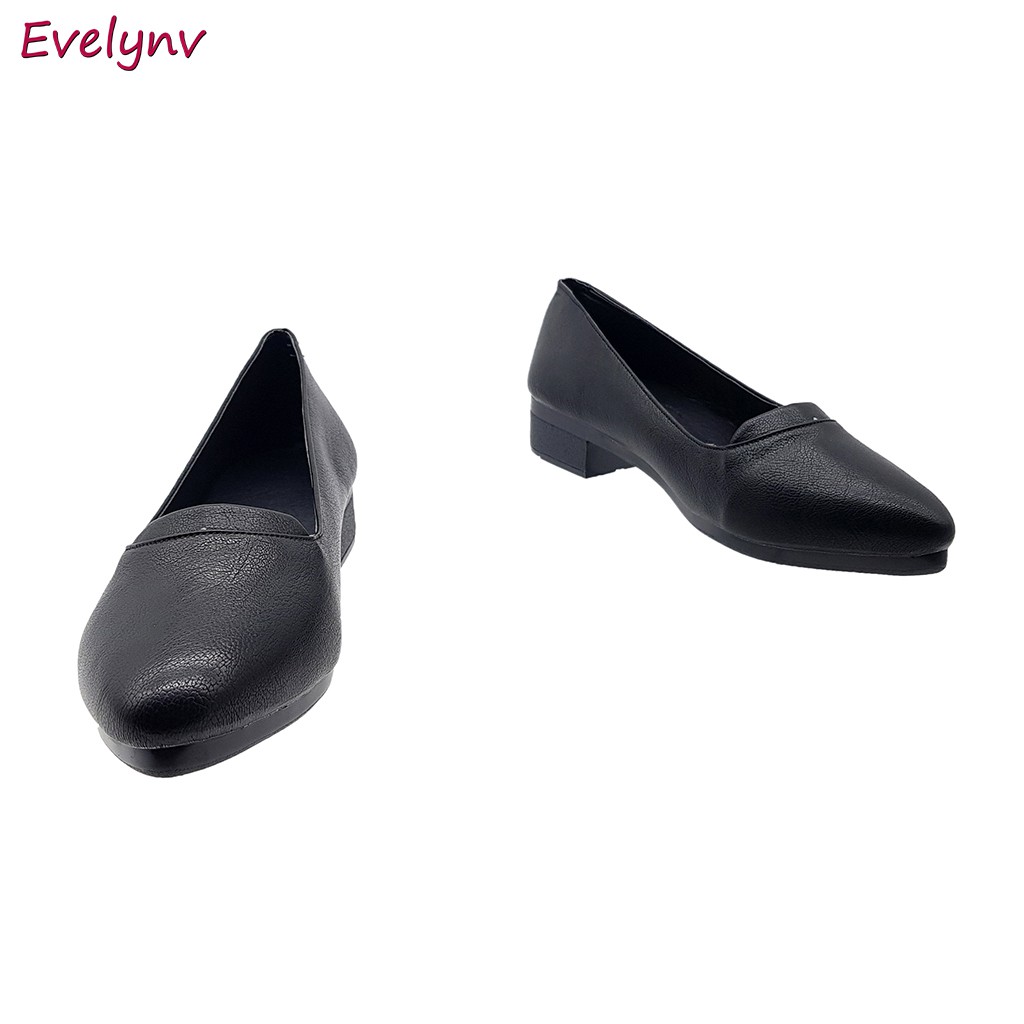 Giày Cao Gót Nữ 3cm Da Siêu Mềm Êm Chân VNXK Evelynv 3P26D