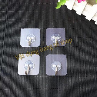 [MỚI]Móc dán tường siêu dính trong suốt ( bộ 10 móc dán )