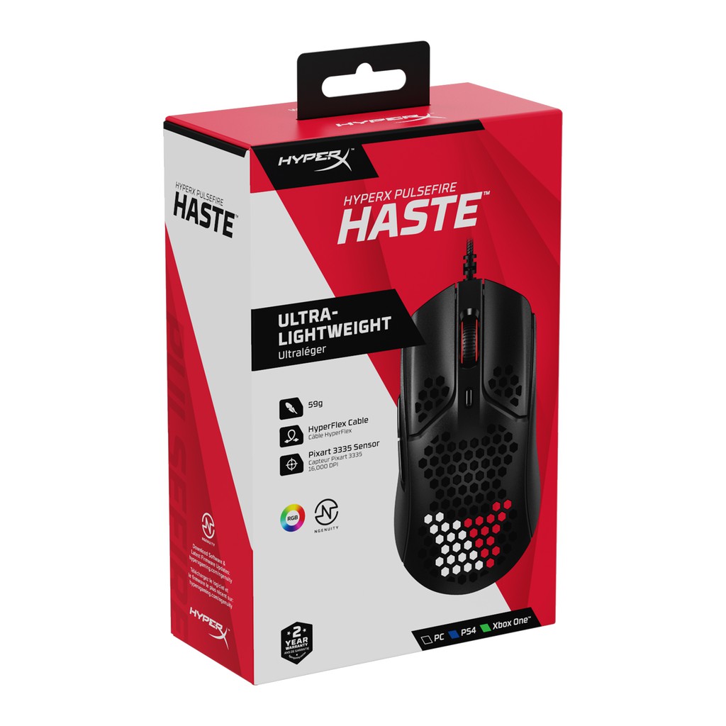 Chuột Gaming HyperX Pulsefire Haste_HMSH1-A-BK/G