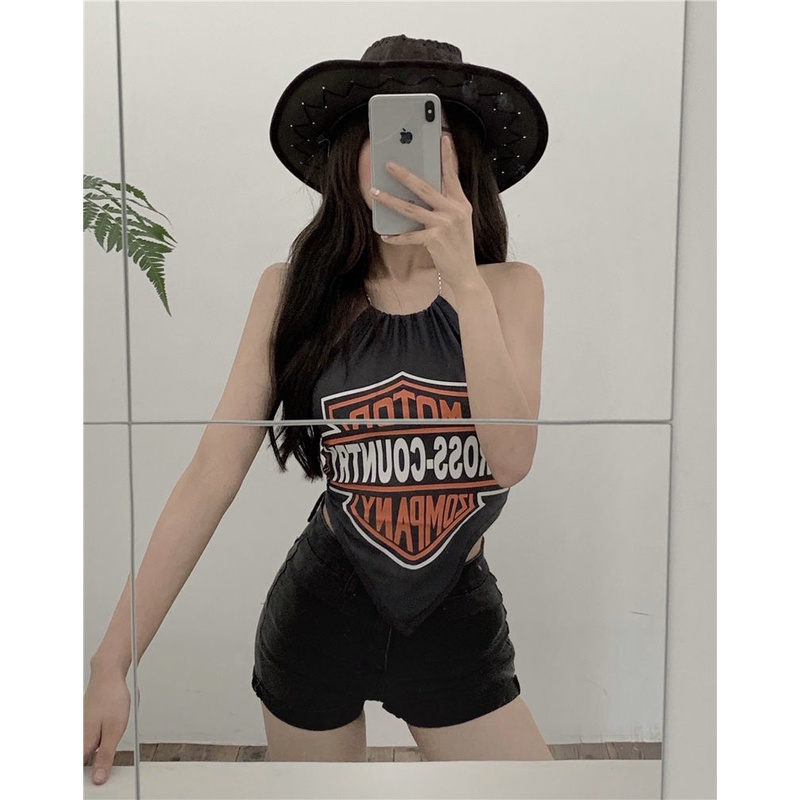 COZOK Áo Tank Top Không Tay Thiết Kế Quyến Rũ Thời Trang
