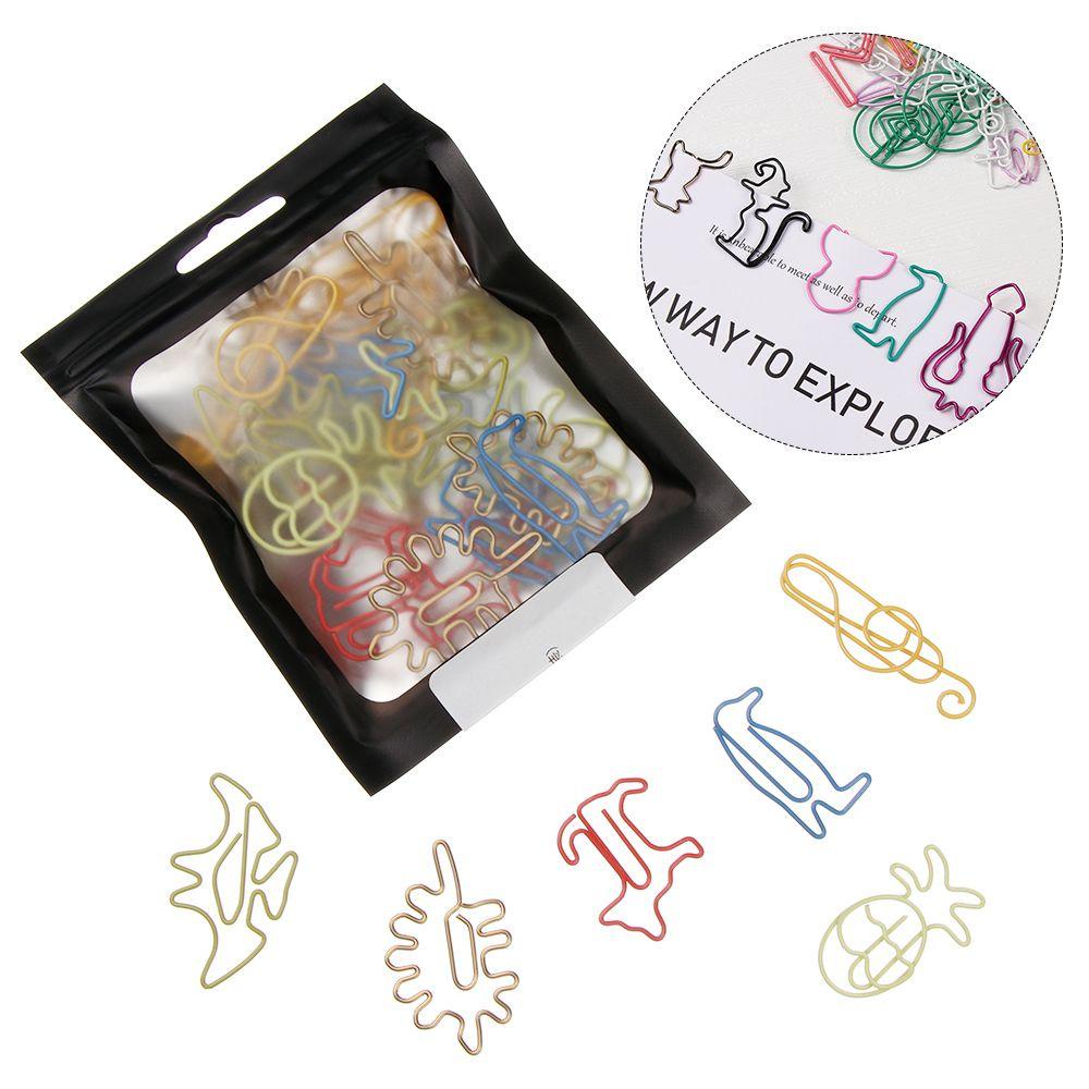 Set 30 Kẹp Giấy Kim Loại Nhiều Màu Sắc