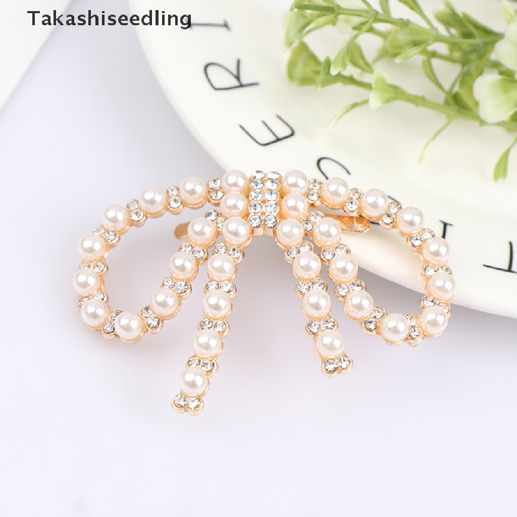 (Takashiseedling) Phụ Kiện Trang Trí Giày / Kẹp Đính Nơ Trang Sức Cho Nữ Bán Chạy