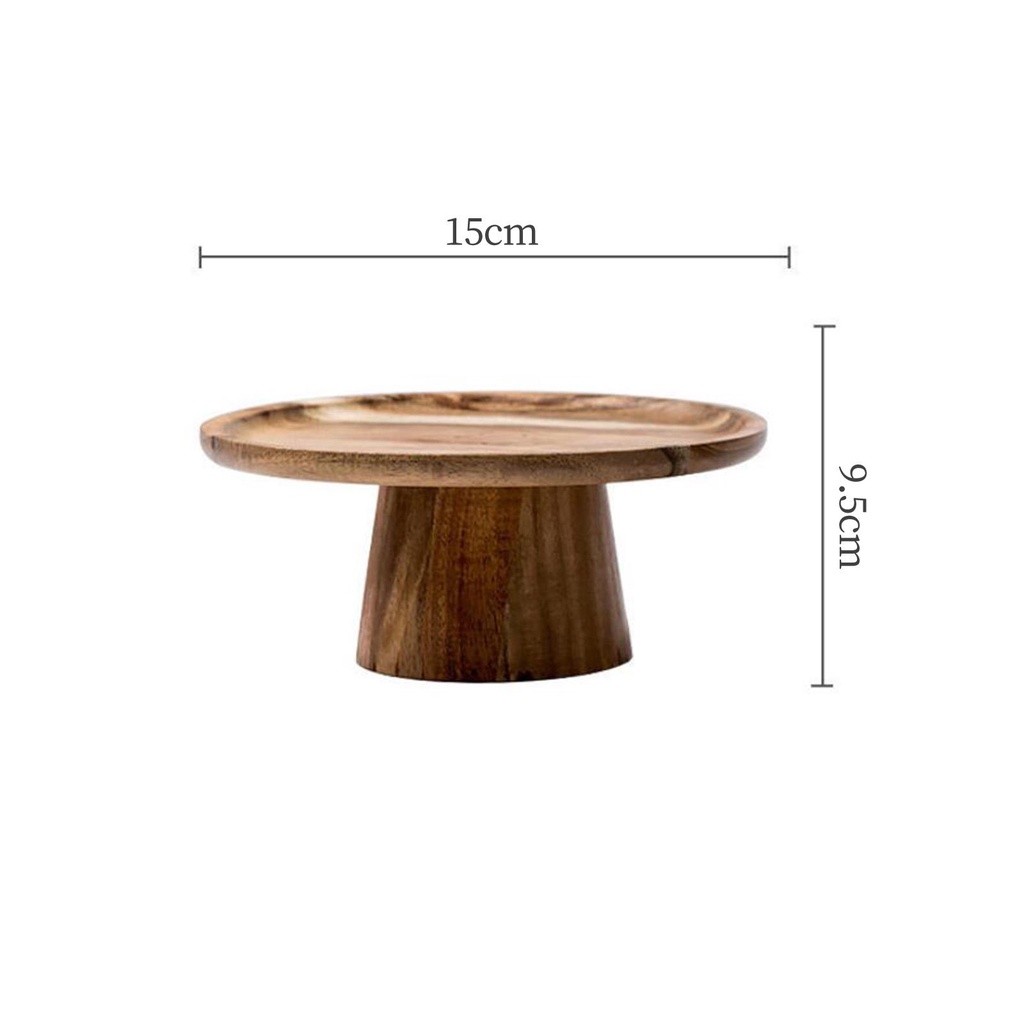 Giá Đỡ Trưng Bày Bánh Cupcake / Món Tráng Miệng Bằng Gỗ Pedestal lzdjhyke3