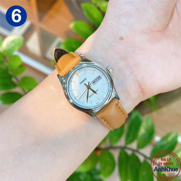 Đồng hồ nữ dây da Casio Standard chính hãng Anh Khuê LTP-V006 Series (25mm) | BigBuy360 - bigbuy360.vn