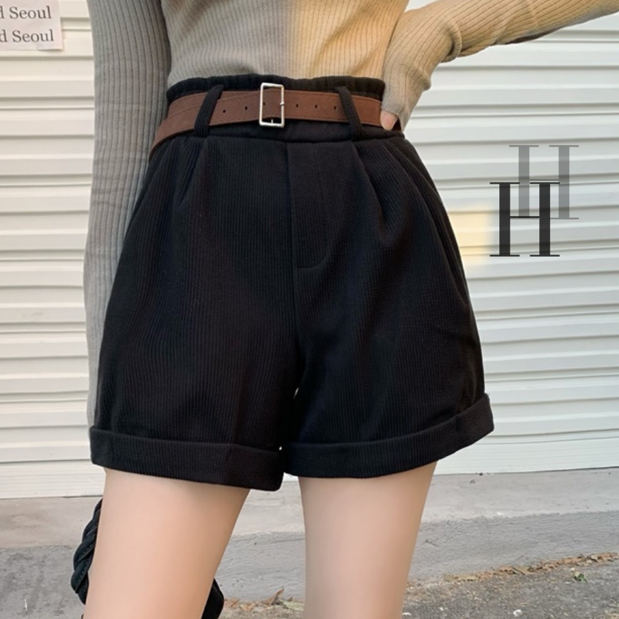 Quần short lưng cao tôn dáng HQS13 Hỉn Hỉn Store