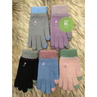 Găng Tay Len Nữ Cảm Ứng GL-04