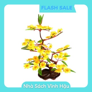 Cây hoa mai, đào giả trang trí tết