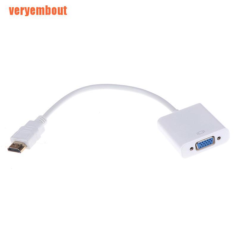1 Đầu Chuyển Đổi Hdmi Sang Vga Hd 1080p Màu Trắng | BigBuy360 - bigbuy360.vn