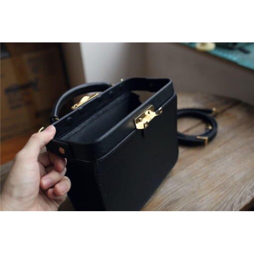 Bộ phụ kiện và rập cặp túi bác sĩ doctor bag 28cm - dụng cụ làm đồ da handmade