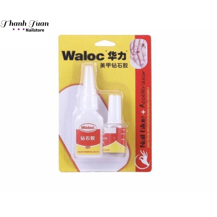 Keo Waloc, keo bê tông gắn móng gắn đá siêu chắc  - Phụ kiện đồ nail