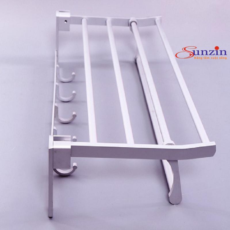 Giàn vắt khăn đa năng gắn tường Sunzin 083 - chất liệu nhôm hợp kim