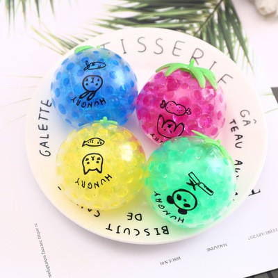 Hoa quả  bóp DCB14 dâu cam nho chanh squishy ball
