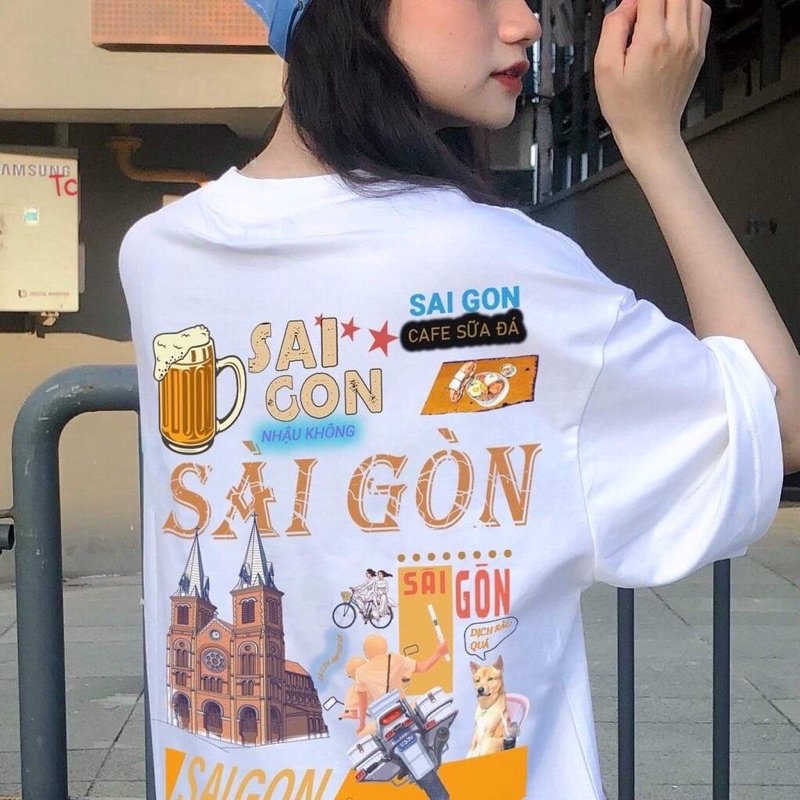 Áo thun SÀI GÒN in 2 mặt 5D TH6