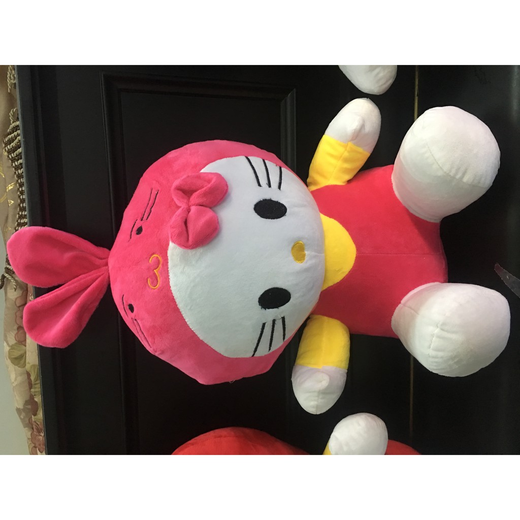 Thú Nhồi Bông Kitty Tai Thỏ Xinh Xắn 50cm [ Diabrand ]