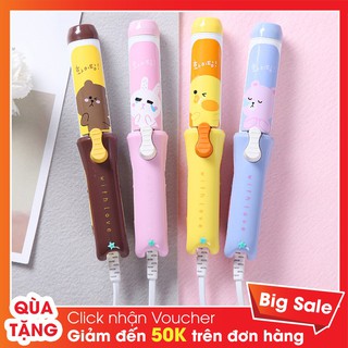 Máy uốn duỗi tóc mini 2 in 1 hình thú cute scam kết đẹp