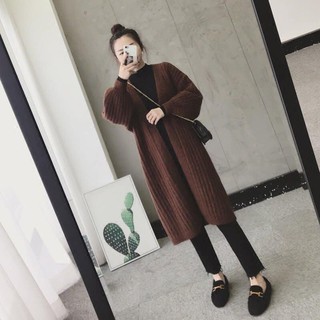 Áo len dáng dài