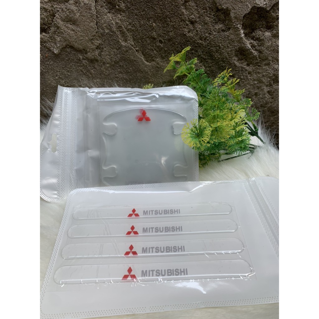 Bộ 8 Miếng dán Silicon chống xước hõm tay nắm cửa Ô tô | BigBuy360 - bigbuy360.vn