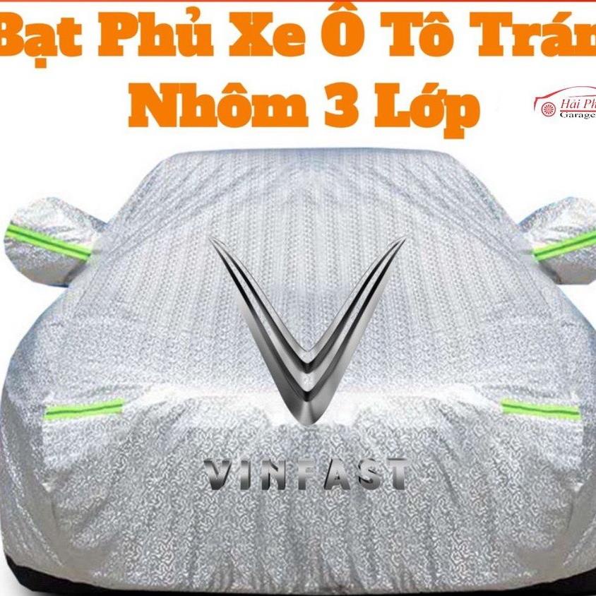 Bạt Phủ Ô Tô VINFAST FADIL, LUX A 2.0, LUX SA 2.0, Chất Liệu Bạt Tráng Nhôm 3 lớp