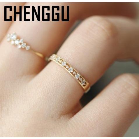 Dễ Thương Nhẫn Nữ Mạ Vàng 14k Đính Đá Thạch Anh Tím Sang Trọng