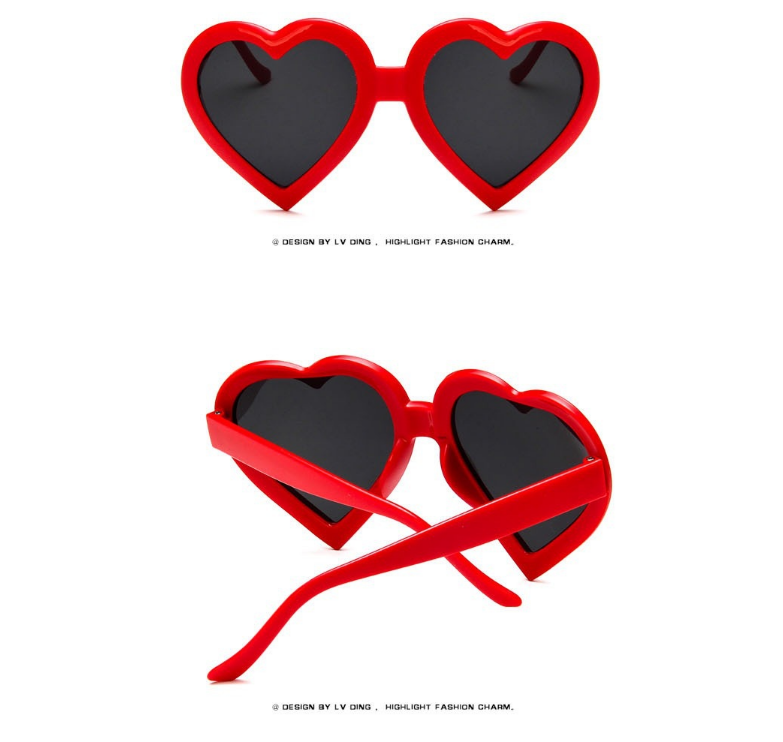 Kính Mát Gọng Trái Tim Lớn Cho Bé