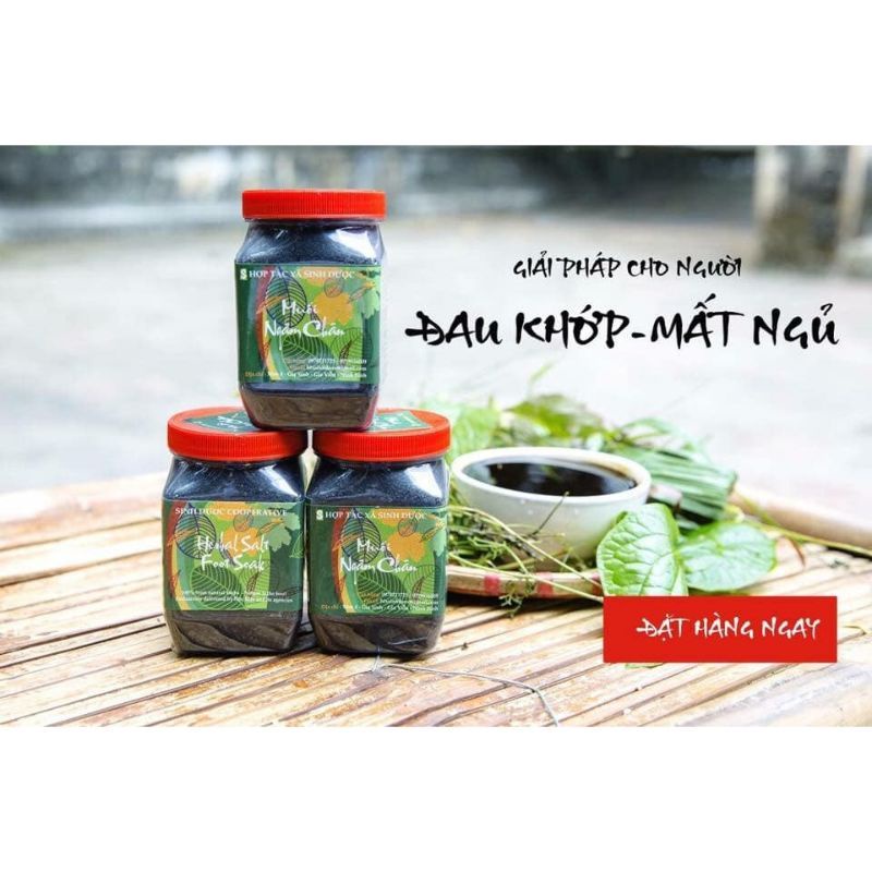 Muối Ngâm Chân Độc Mộc Sinh Dược- NGỦ NGON, LƯU THÔNG KHÍ HUYẾT