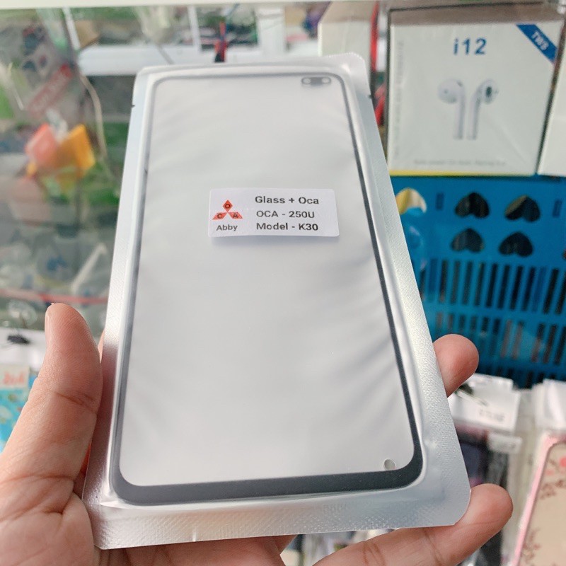 Kính ép điện thoại Redmi k30 5g / Note 9s / note 9pro/ note 8 pro zin keo sẵn