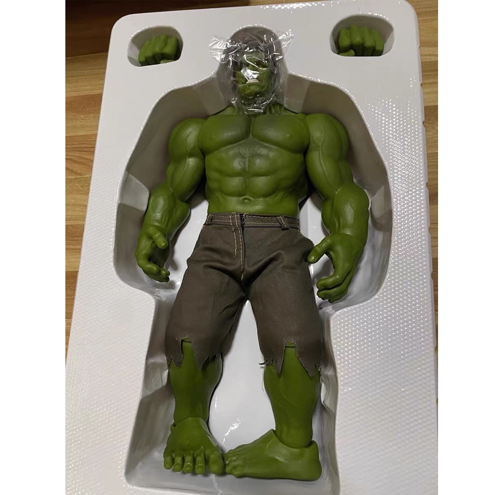 Mô hình Hulk khổng lồ xanh tỷ lệ 1/6 cao 42cm cử động khớp