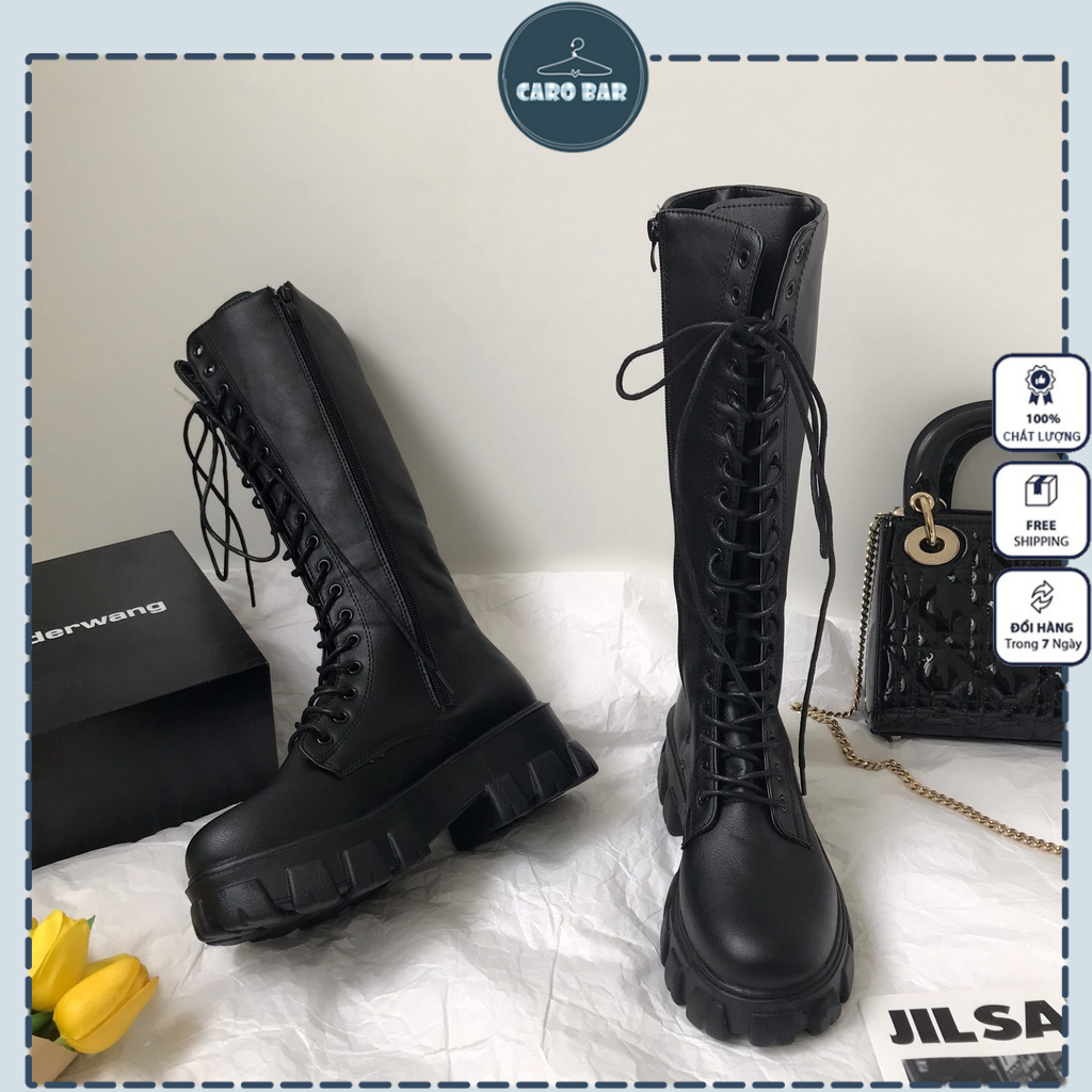 SHOP CÓ SẴN đủ sz 35-39 Boots đùi đế chiến binh nâng 5cm dành cho nàng cá tính