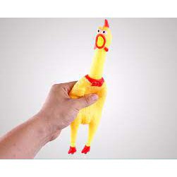 Gà đồ chơi la hét - đồ chơi cho chó mèo thú cưng size S