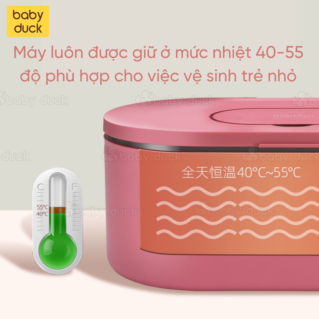 Máy làm ấm khăn ướt thế hệ mới nhất ko cần đổ nước Baphiya ms2733999