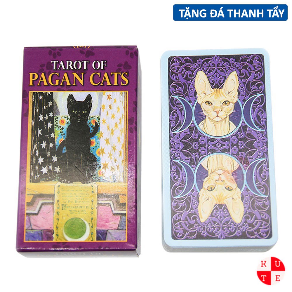 Bài Tarot Of Pagan Cats 78 Lá Bài Bỏ Túi Tặng File Tiếng Anh Và Đá Thanh Tẩy C97