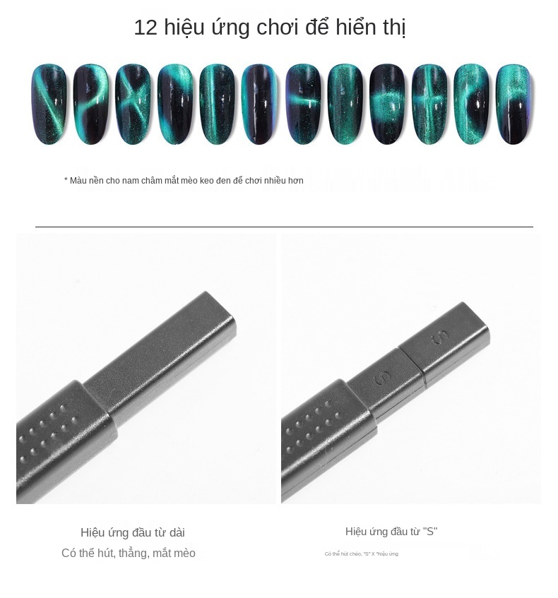 Keo Hai Đầu Nam Châm Dùng Để Hỗ Trợ Trang Trí Móng Nghệ Thuật