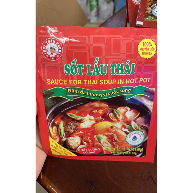 Sốt Lẩu Hải Sản/Sốt Lẩu Thái gói 50g
