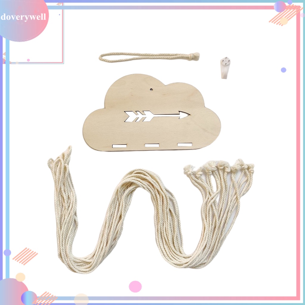 Giá treo kẹp tóc hình đám mây nhiều màu sắc dễ thương