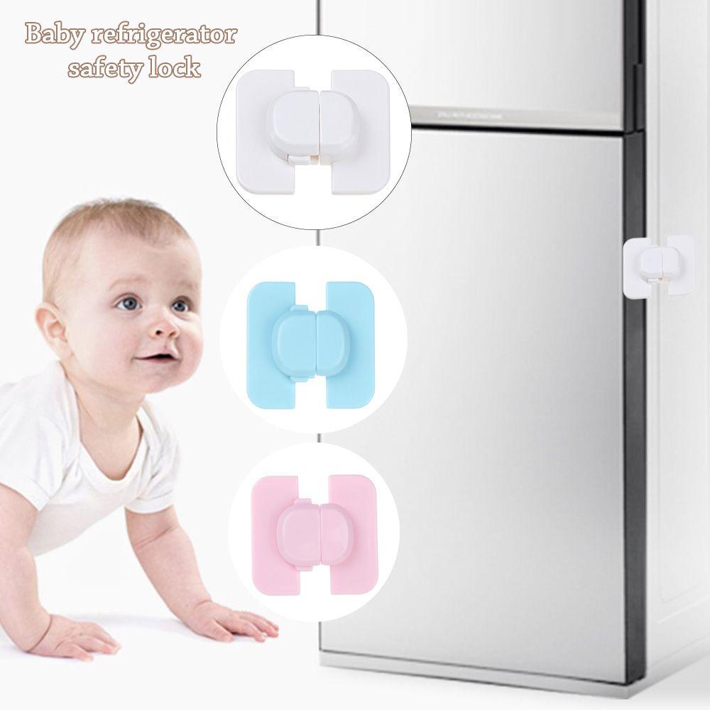 Khóa Cửa Tủ Lạnh Màu Cầu Vồng Cho Bé