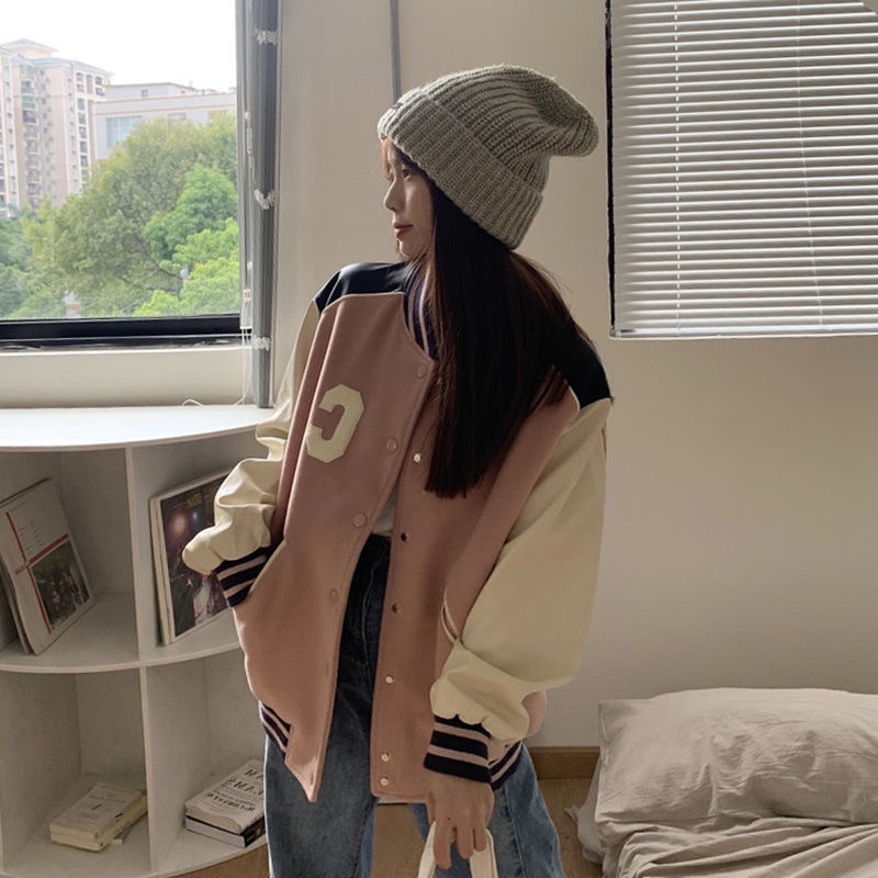 ÁO BOMBER VST SẴN DẠ TAY DA CHỮ THÊU HÀNG 2 LỚP QUẢNG CHÂU