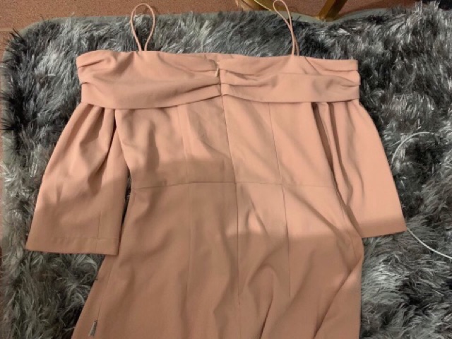 Váy d.chic sz S màu hồng paste