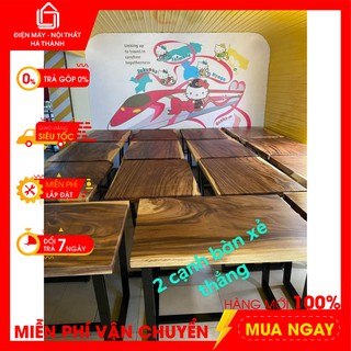 Bàn Gỗ me tây nguyên khối - Vân gỗ sang, đẹp